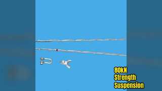 80 kN vorgeformter Aufhängungssatz aus verzinktem Stahl