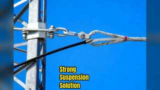 Langlebiges Aufhängungsset mit Kugelkopf, verzinkt